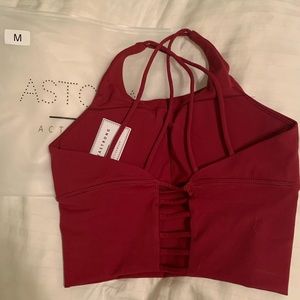 Gymshark Tops - Astoria Seamless Sculpt Sports Crop - ruby Gymshark Tops - Astoria Seamless Sculpt Sports Crop - ruby